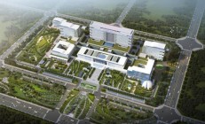 滕州人民医院新院区实拍：有广场，旁边有大公园